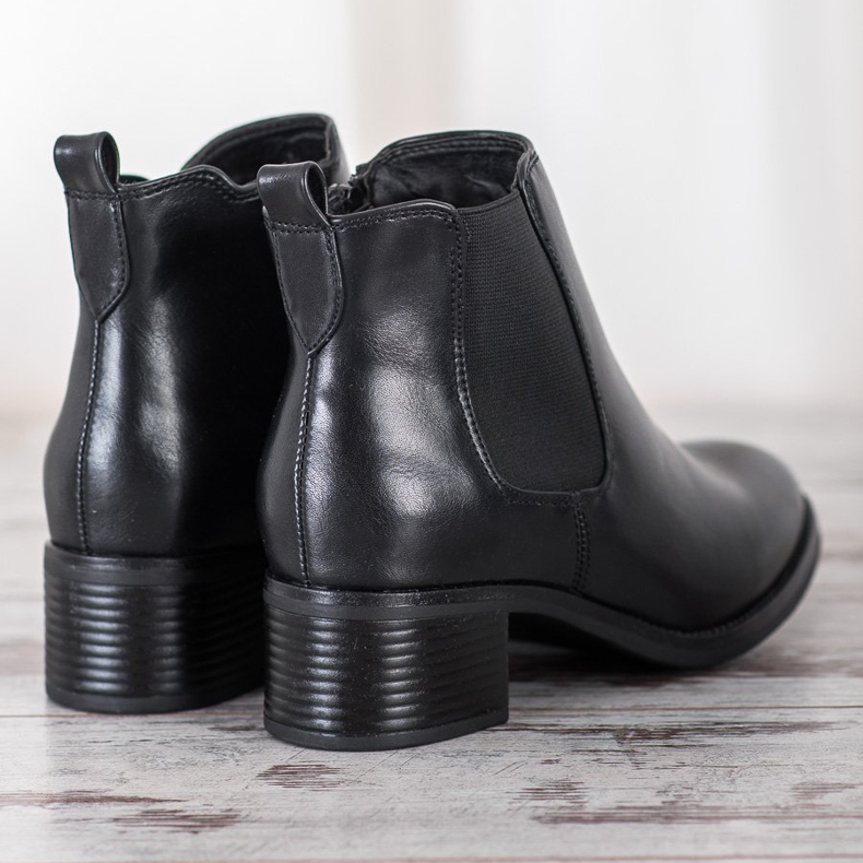 Goodin Botas Pretas Clássicas preto 1 Goodin Botas Pretas Clássicas preto 1