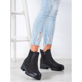 Goodin Chelsea botas On Platfortma preto 1