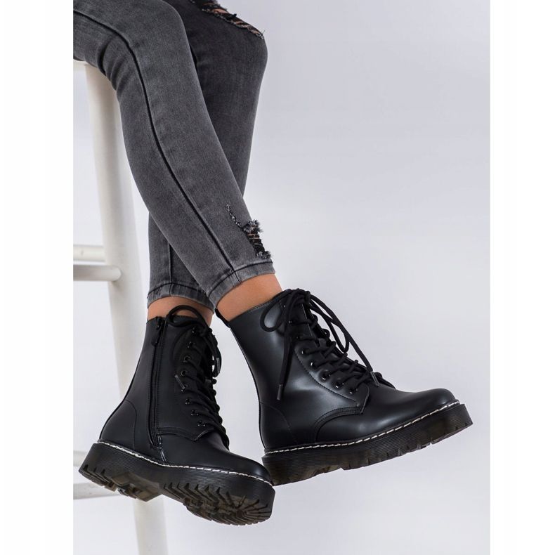 SHELOVET Botas no controle deslizante preto 2