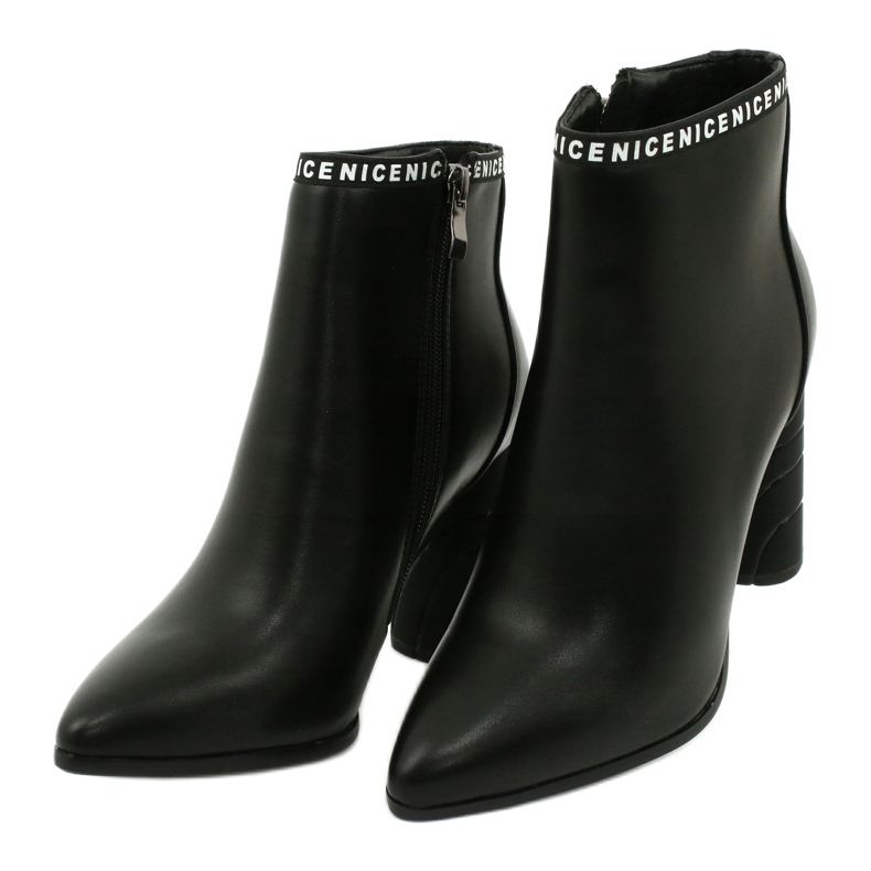 Filippo Botas de couro eco feminino preto dbt1547/20 bk 2