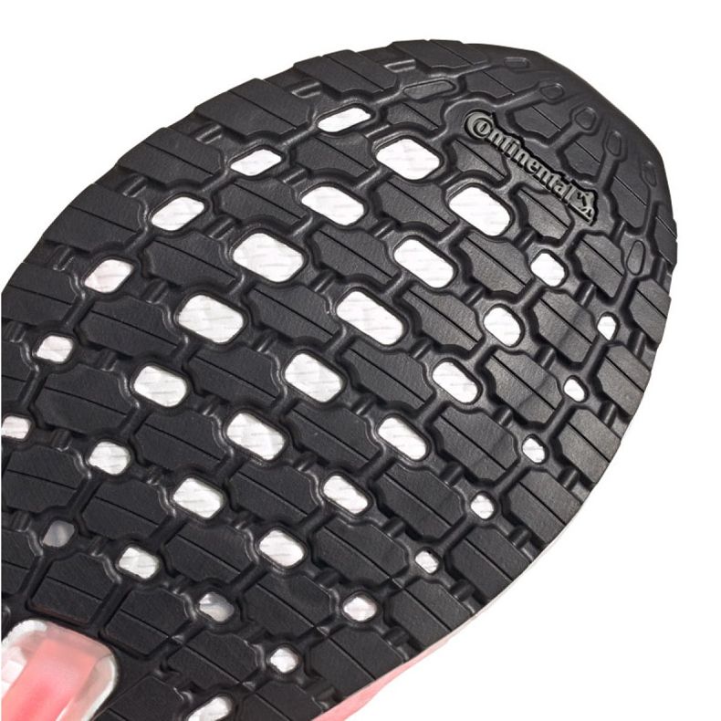 Tênis de corrida adidas UltraBoost 20 M EG5177 branco vermelho 2