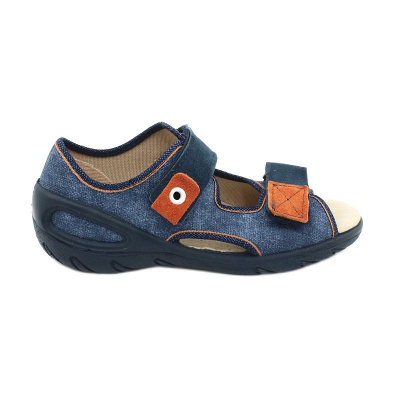Sapatos infantis Befado pu 065X140 azul marinho 1