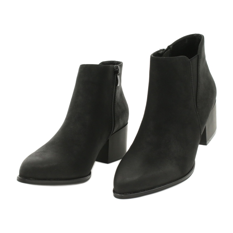 Sergio Leone Botas de salto alto BT621 pretas preto 2