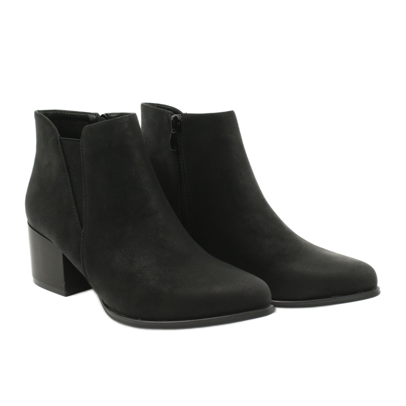 Sergio Leone Botas de salto alto BT621 pretas preto 4