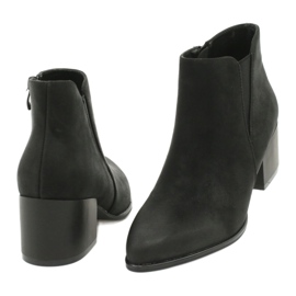 Sergio Leone Botas de salto alto BT621 pretas preto 3