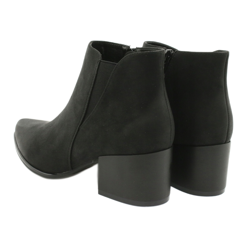 Sergio Leone Botas de salto alto BT621 pretas preto 5
