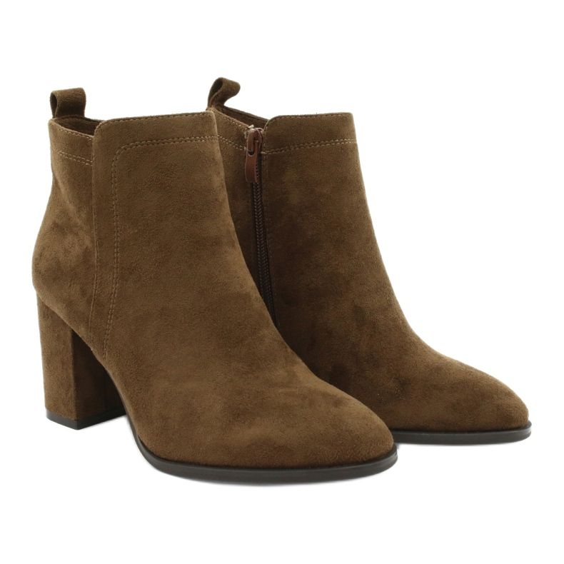 Botas Sergio Leone BT508 verde-oliva marrom 4