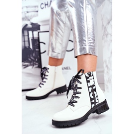 Vinceza Botas Femininas Branco Verso preto 1