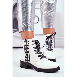 Vinceza Botas Femininas Branco Verso preto 2