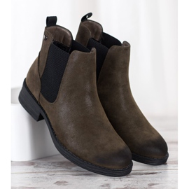 Sergio Leone Botas chelsea elegantes verde 1