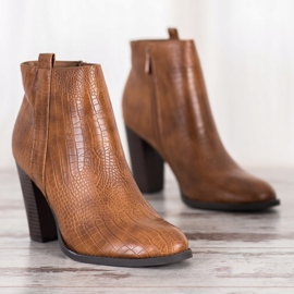 Seastar Botas de couro ecológico marrom 2