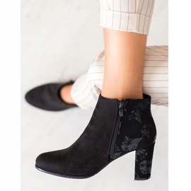 Sergio Leone Botas de camurça com um aplicativo preto 2