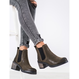 Sergio Leone Botas chelsea elegantes verde 1