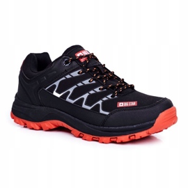 Sapatos de trekking masculino Big Star pretos GG174560 laranja 1