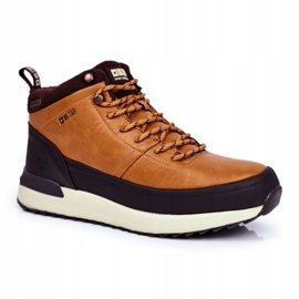 Sapatos de trekking masculino Big Star Outdoor Camel GG174561 marrom amarelo 1