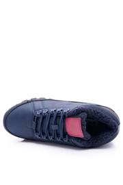 Sapatos de trekking masculino Noriginals alto ao ar livre azul marinho preto vermelho 2
