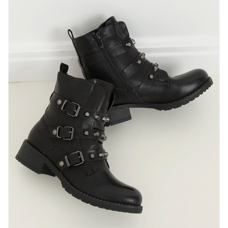 Botas militares pretas Z195 pretas preto 1