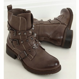 Botas militares bege escuro Z195 Khaki cáqui 1