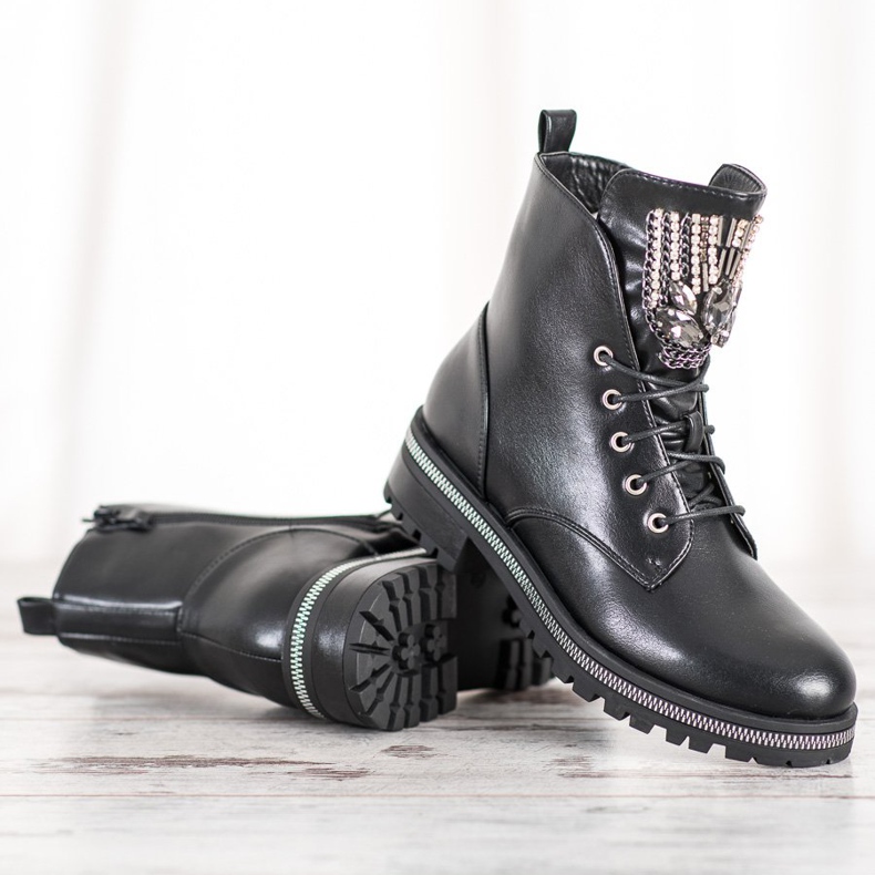 Seastar Trabalhadores com Cristais preto 1