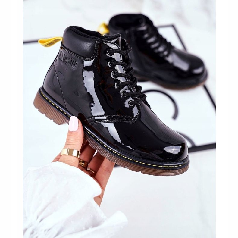 Botas aquecidas para crianças Big Star pretas GG374075 preto 1