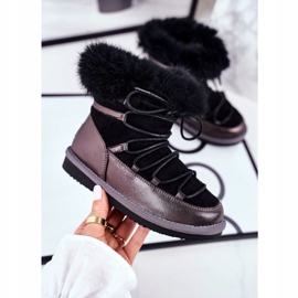 Botas de neve infantis Big Star pretas GG374083 preto 1