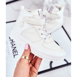 Botas infantis Big Star Warm White GG374041 branco 1