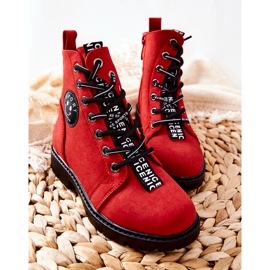 Vinceza Botas infantis Workery Red Mini Aspen vermelho 1