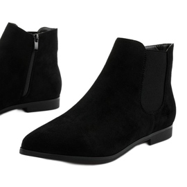 Botas pretas de cano baixo da Myron preto 1