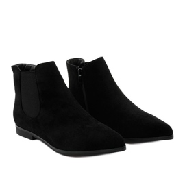 Botas pretas de cano baixo da Myron preto 2