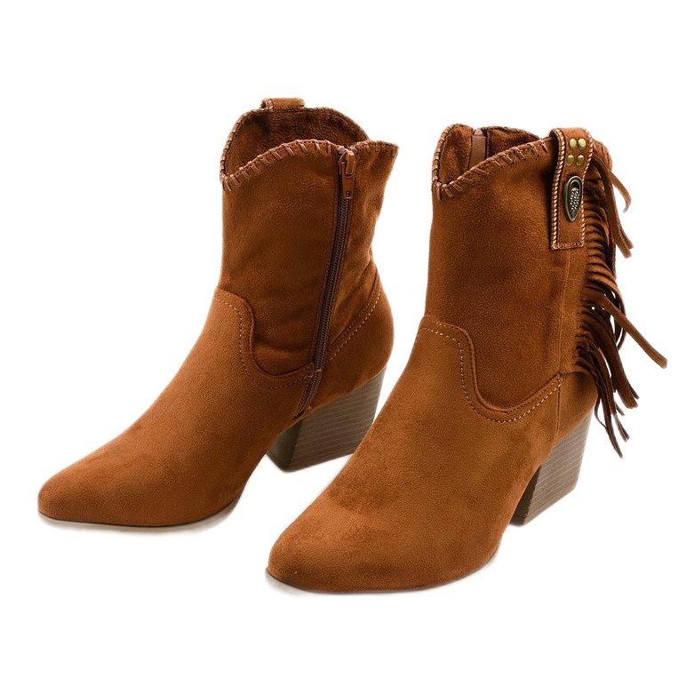Botas cowboy camelo camelo da Lamimeila marrom 2