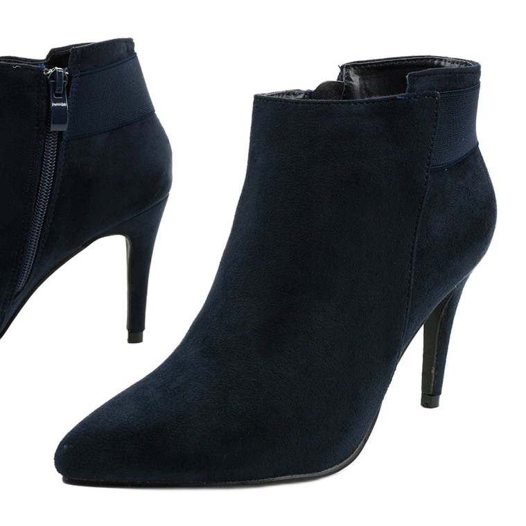 Botins azul marinho com elástico Adresea 1 Botins azul marinho com elástico Adresea 1