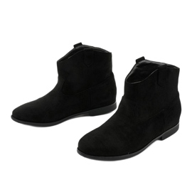 Botas de camurça Epsom pretas preto 2