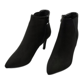 Botins pretos com elástico Pattera 2