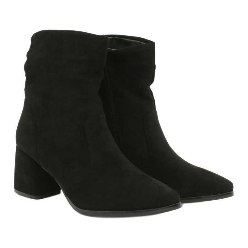 M.Daszyński Botas de camurça preta MR2025-10 preto 3