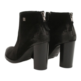 Arka Botas de camurça preta feminina 7213 preto 1
