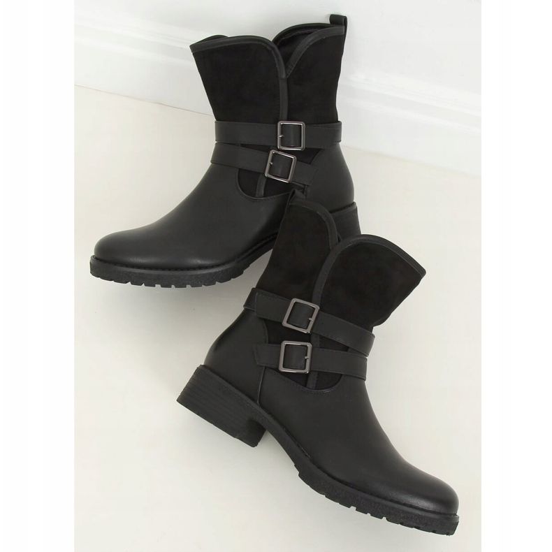 Botas pretas femininas pretas 8912 pretas preto 1