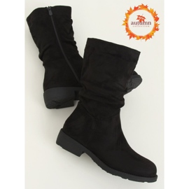 Botas curtas femininas pretas CH1908 pretas preto 1
