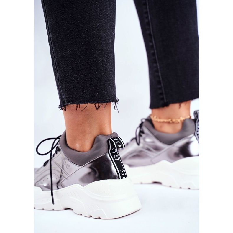 Tênis feminino goe couro peltre GG2N3040 preto 2