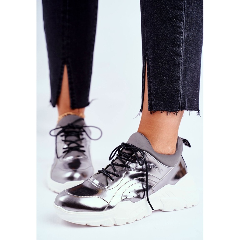 Tênis feminino goe couro peltre GG2N3040 preto 1