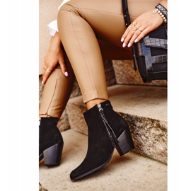 Botas femininas de salto alto, Big Star pretas GG274362 preto 1