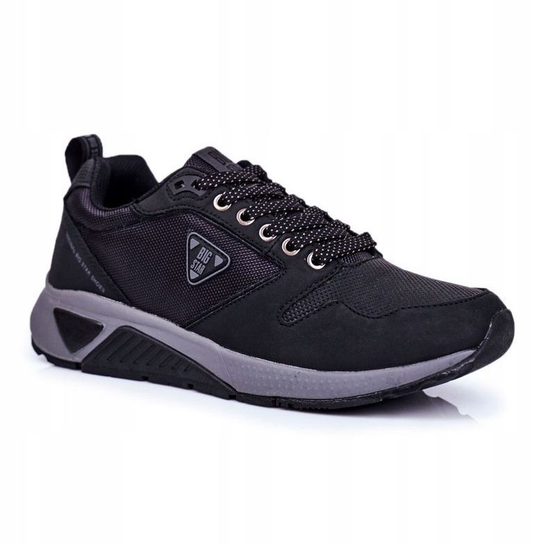 Tênis esportivos masculinos Big Star Preto GG174350 1