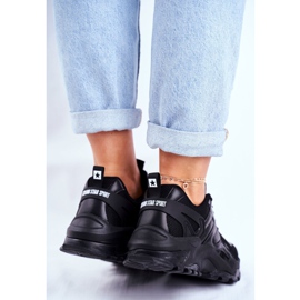 Sapatilhas esportivas femininas Big Star pretas GG274981 preto 2