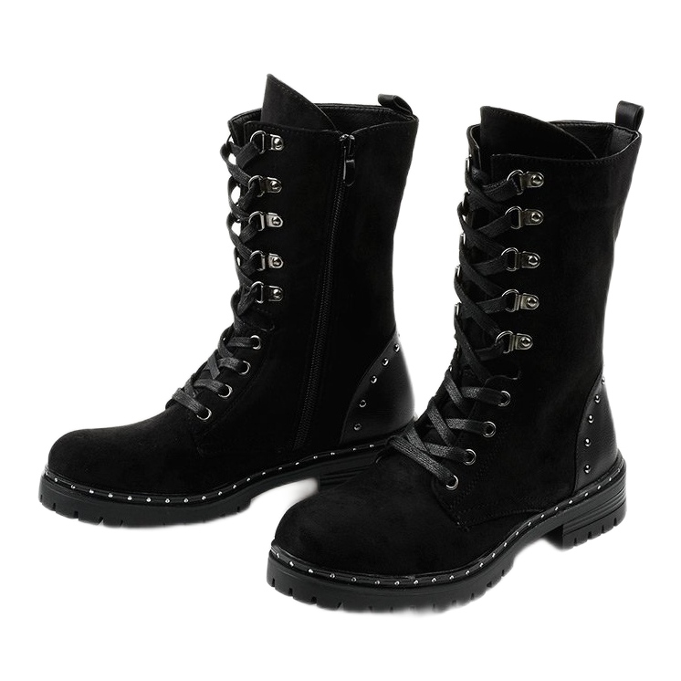 Botas pretas, botas, botas de Isoris preto 2 Botas pretas, botas, botas de Isoris preto 2