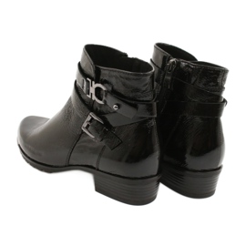 Botas Caprice Feminino Lacadas 25309-25 preto 4