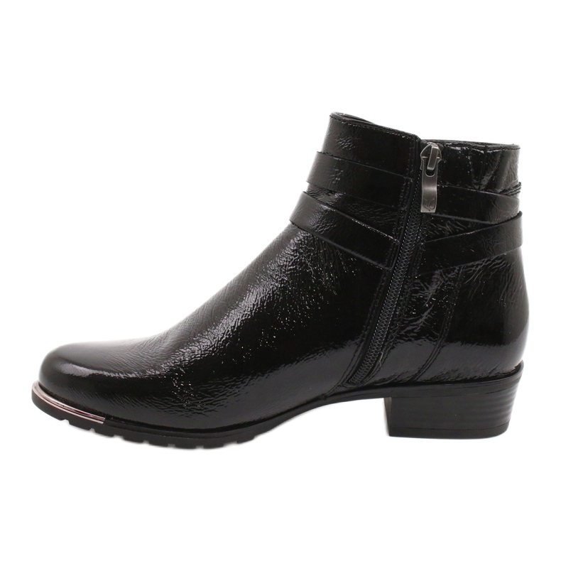 Botas Caprice Feminino Lacadas 25309-25 preto 1