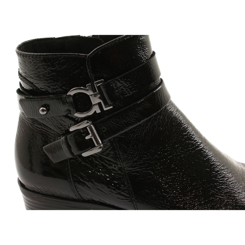 Botas Caprice Feminino Lacadas 25309-25 preto 6