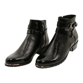Botas Caprice Feminino Lacadas 25309-25 preto 5