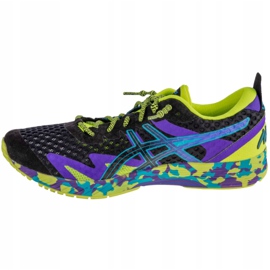 Asics Gel-Noosa Tri 12 M 1011A673-003 preto tolet azul verde 1