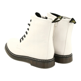 Evento Botas femininas, botas brancas envernizadas 20BT35-3001 branco 6