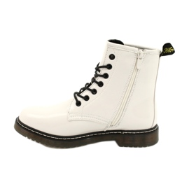 Evento Botas femininas, botas brancas envernizadas 20BT35-3001 branco 4